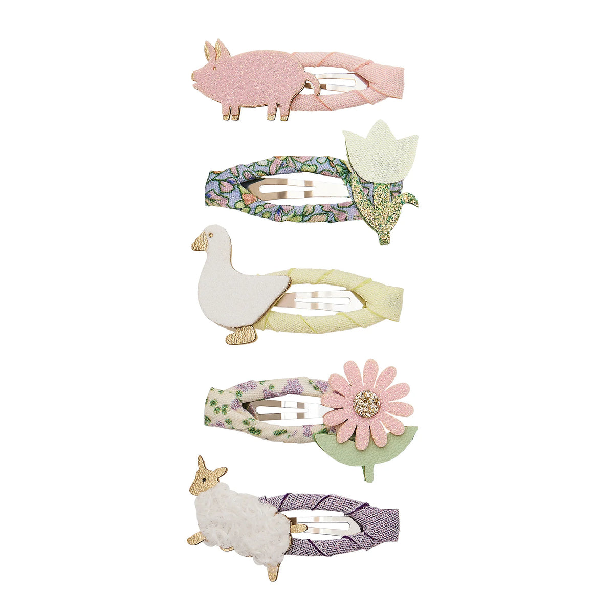 5-pack Farmyard Mini haarclipjes