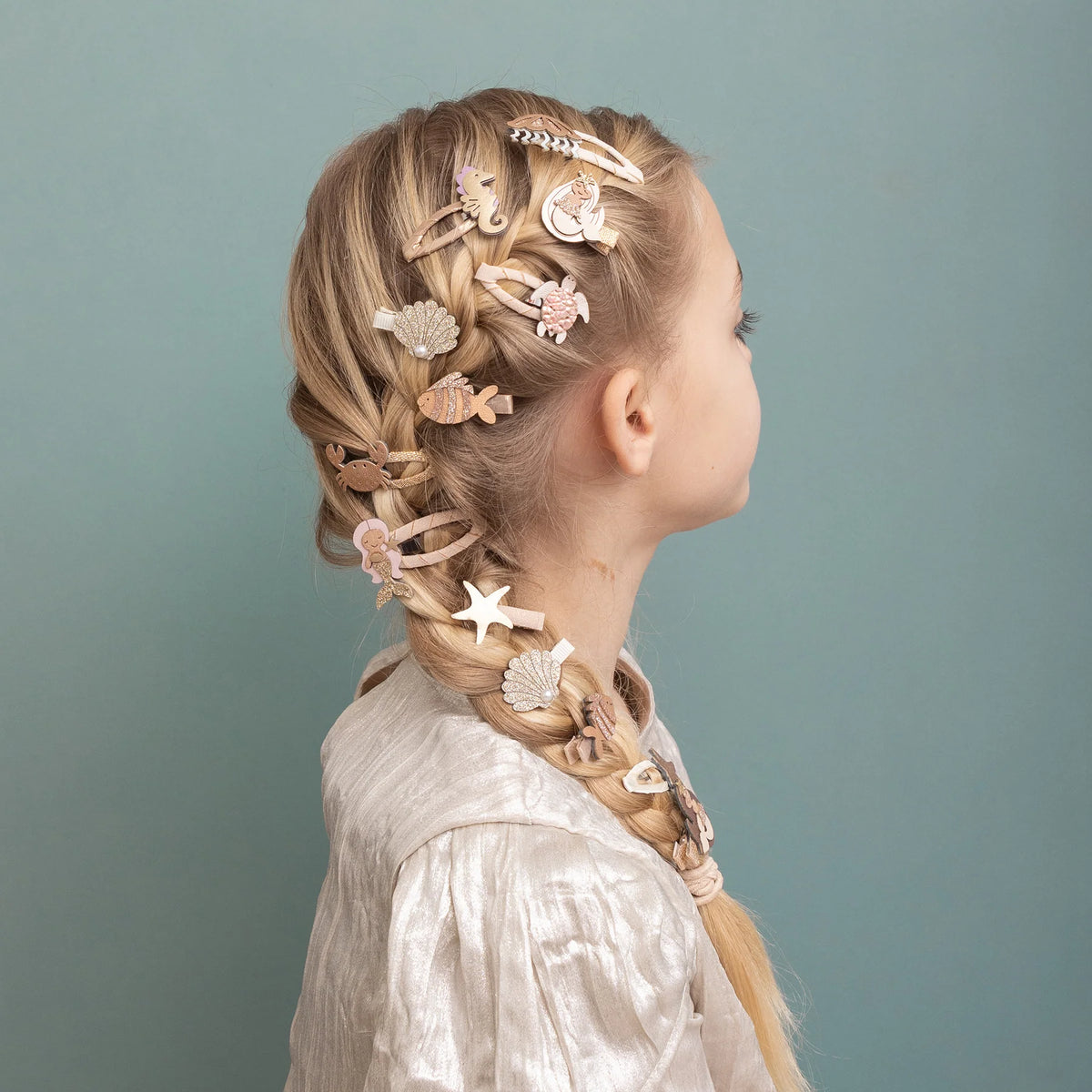 4er-Pack Mermaid Haarspangen