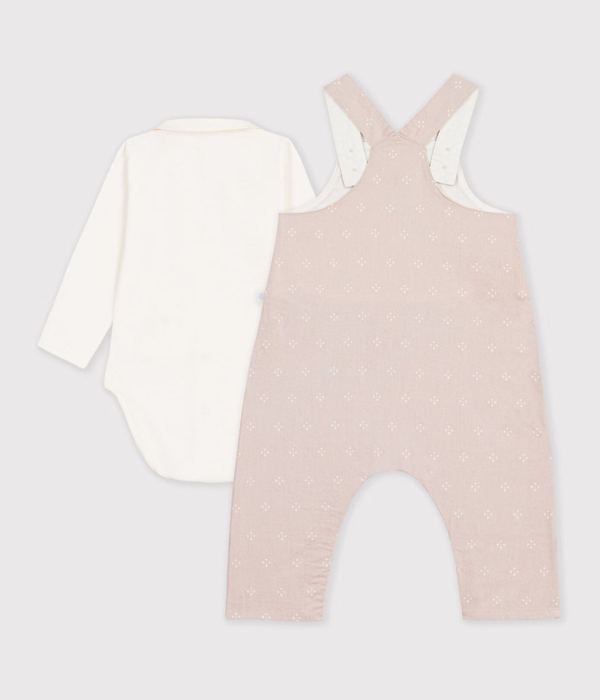 Set mit Latzhose und Strampler