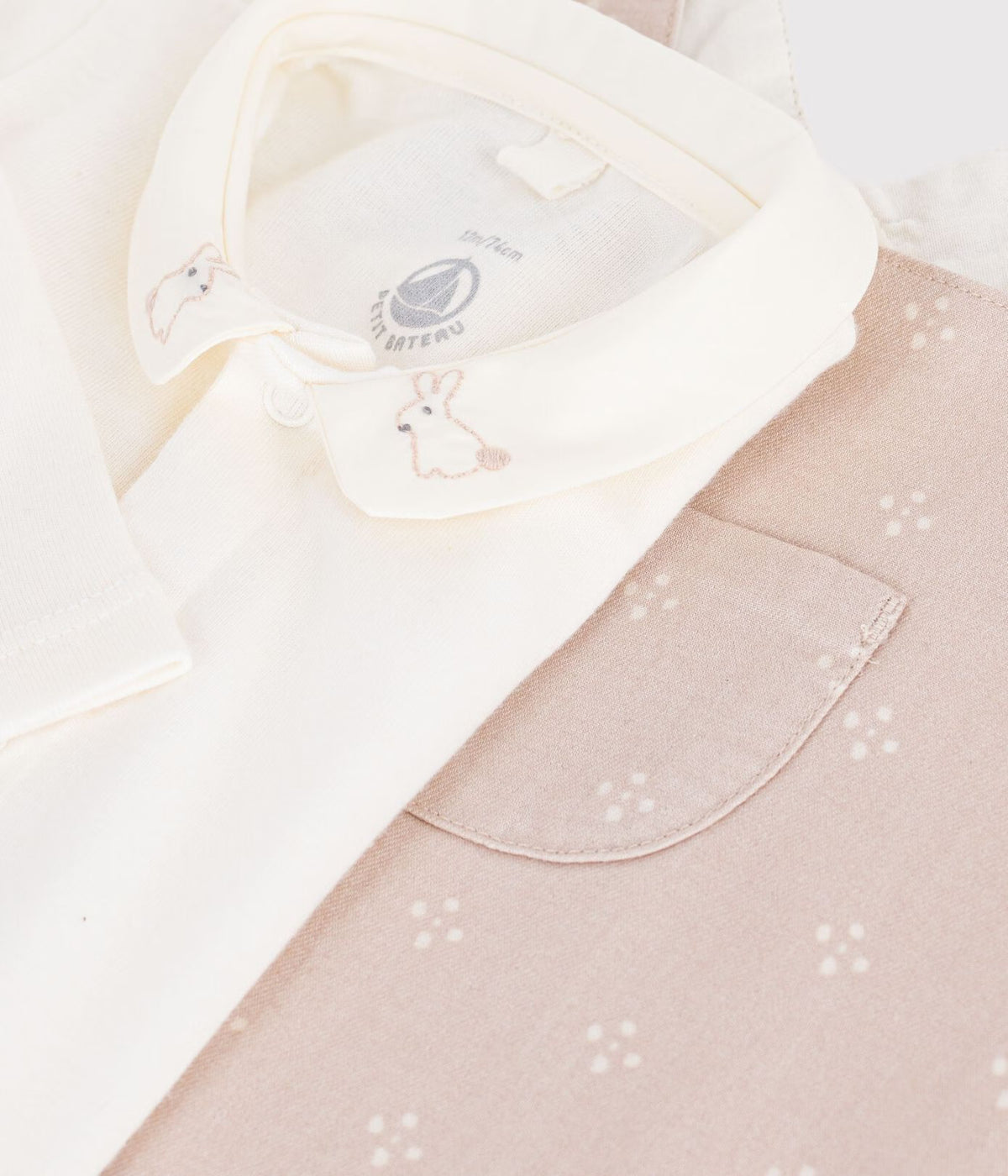 Set mit Latzhose und Strampler