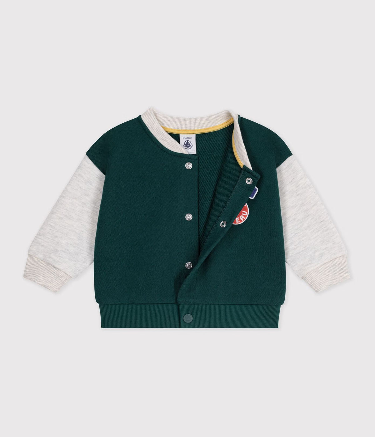 Baseball Strickjacke