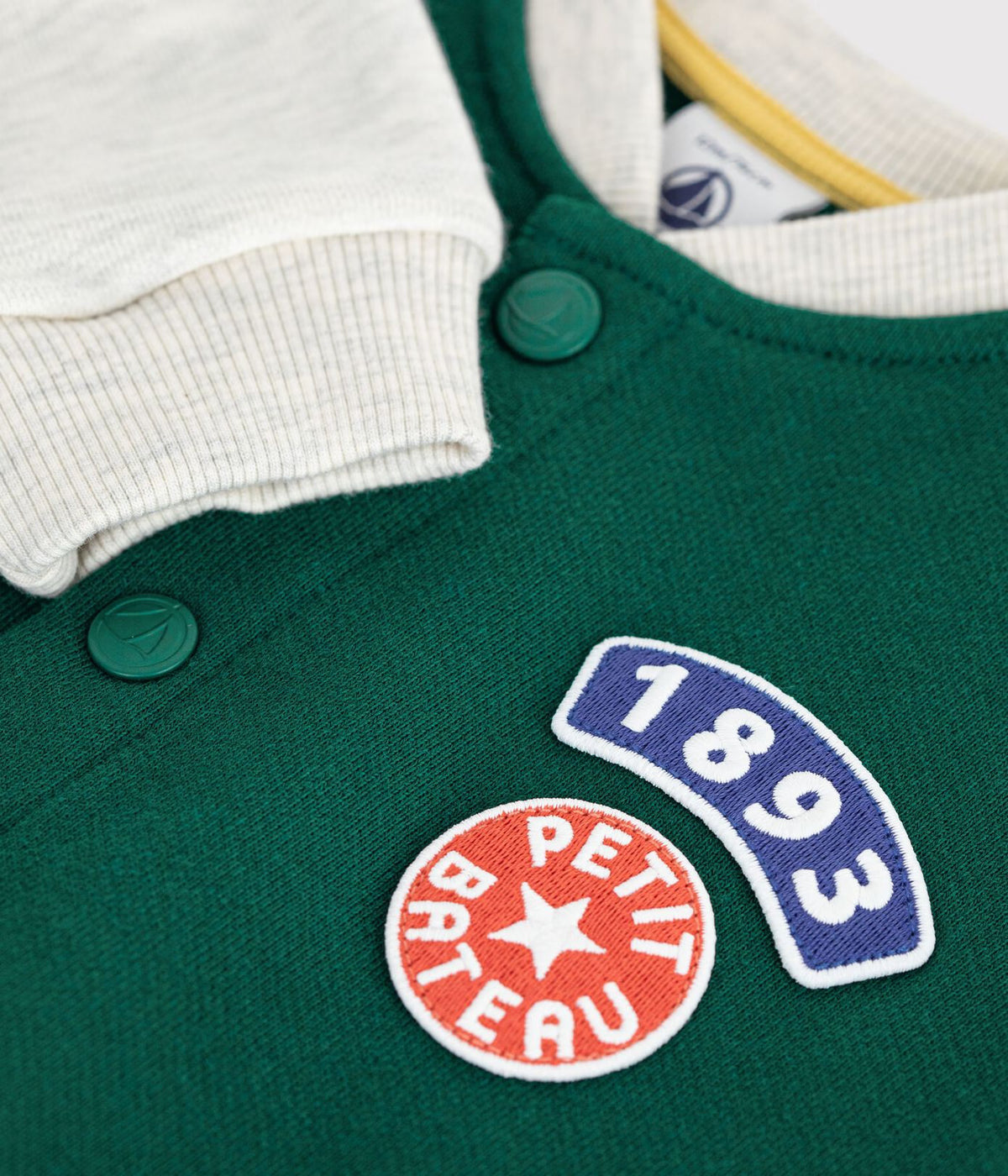 Baseball Strickjacke