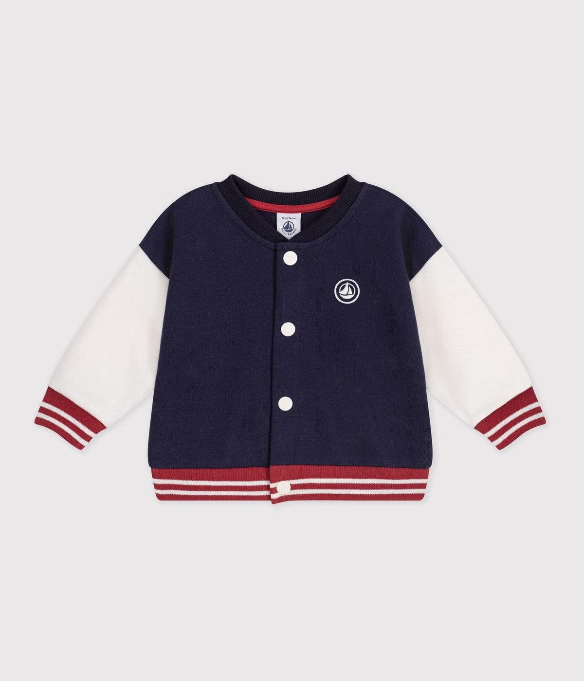 Baseball Strickjacke