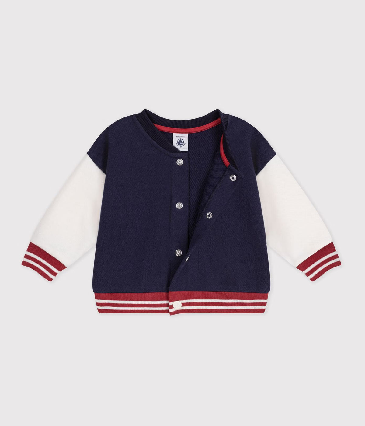Baseball Strickjacke