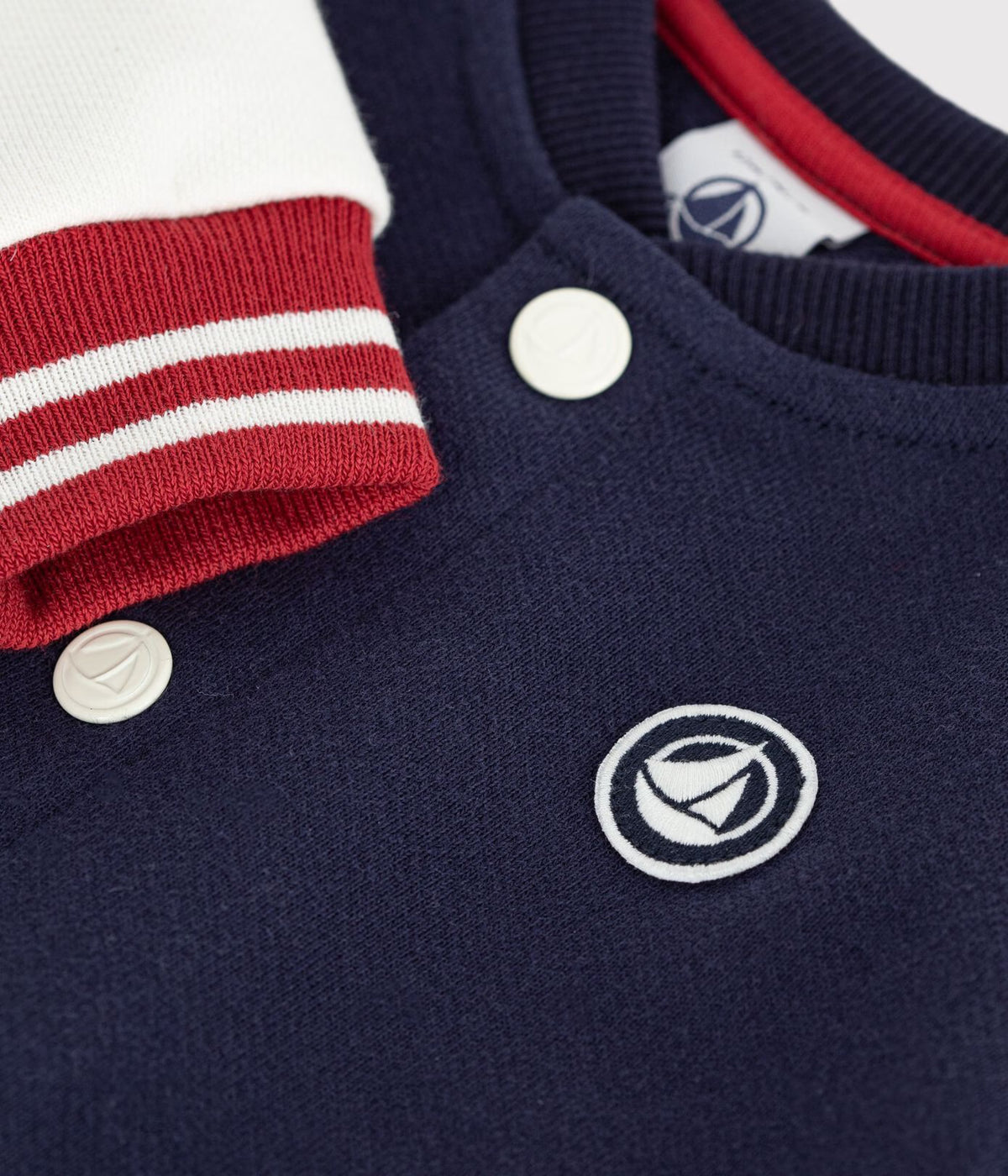 Baseball Strickjacke