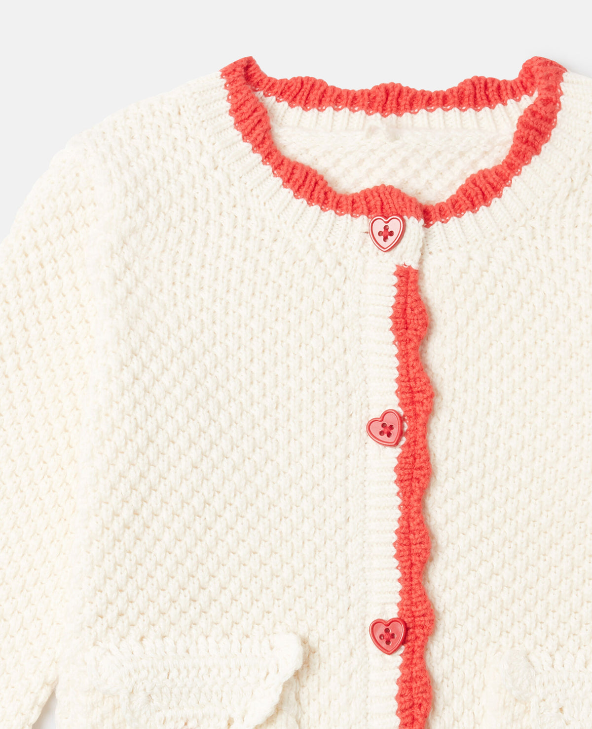 Cotton Knit Strickjacke