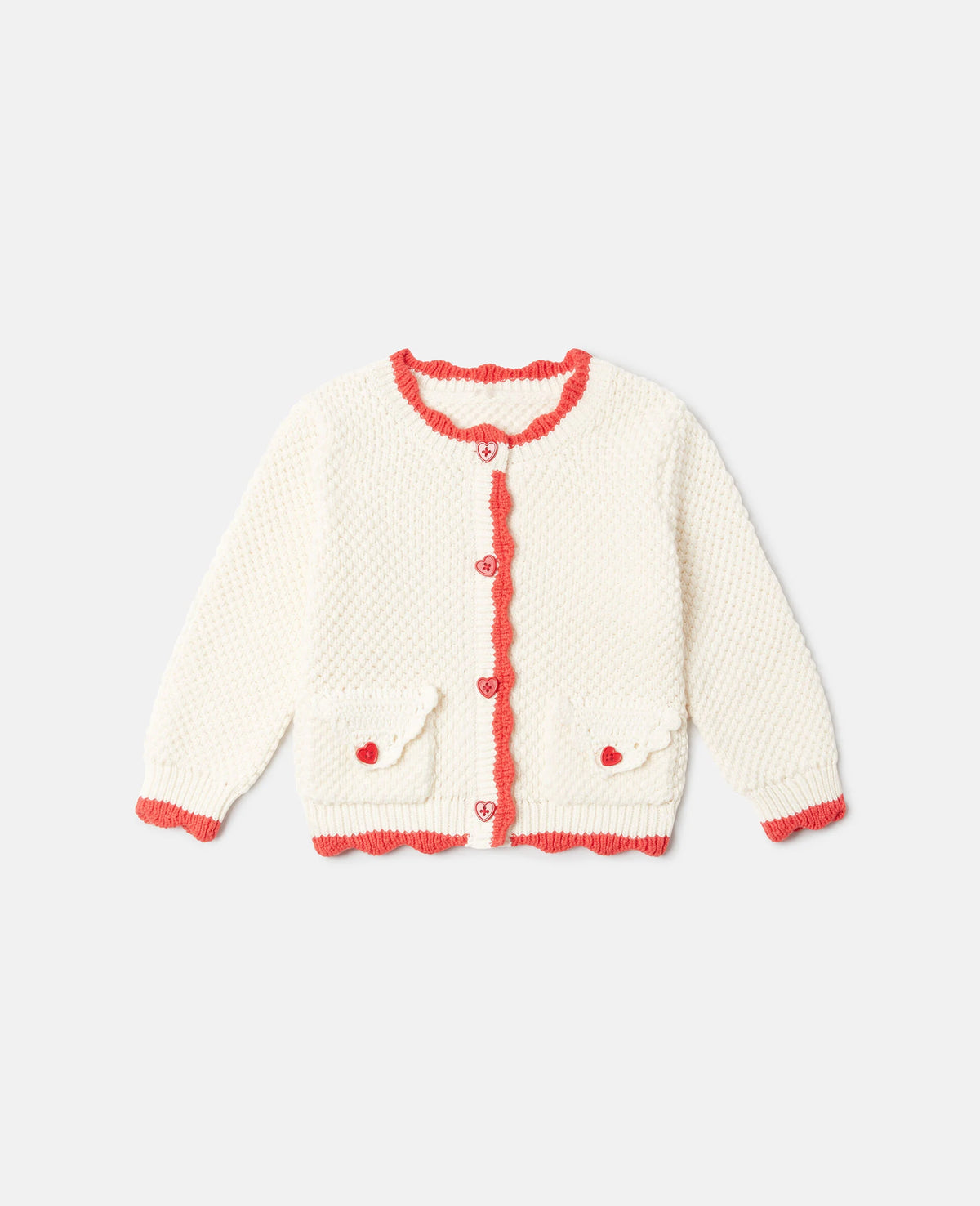Cotton Knit Strickjacke