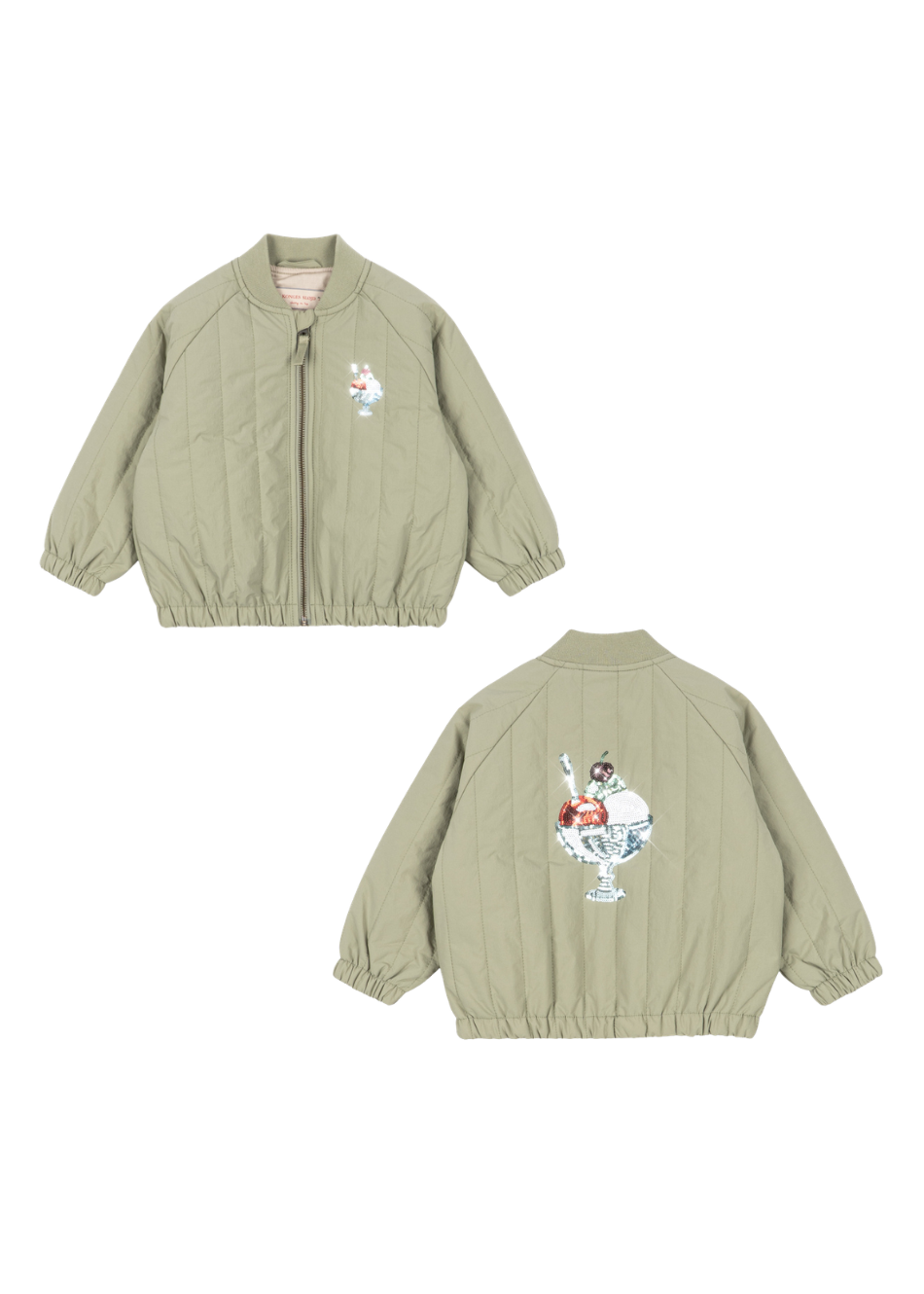 Juno Sequin Bomber Jacke