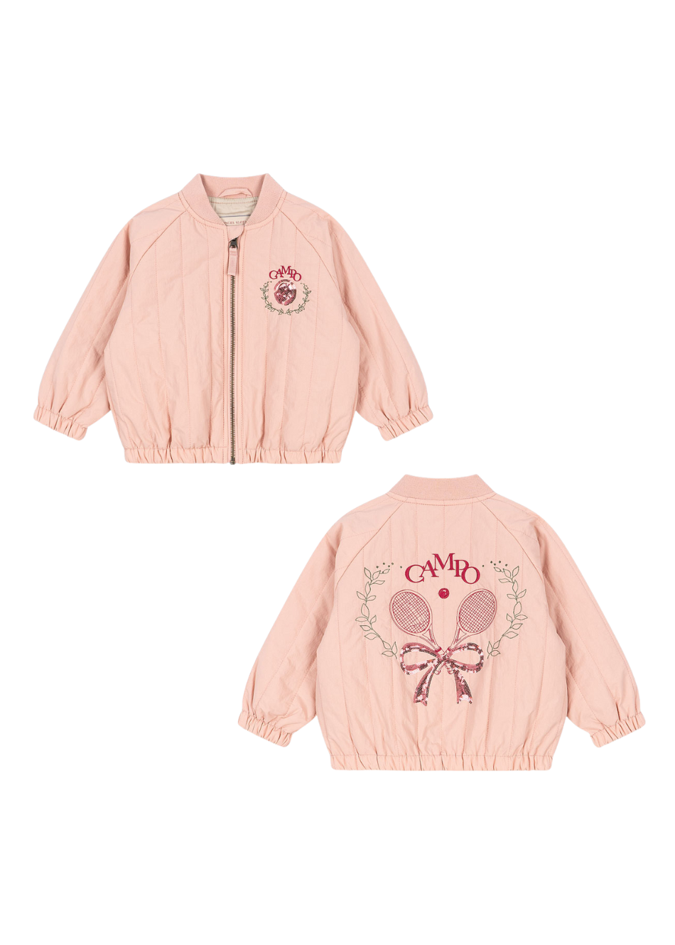 Juno Sequin Bomber Jacke