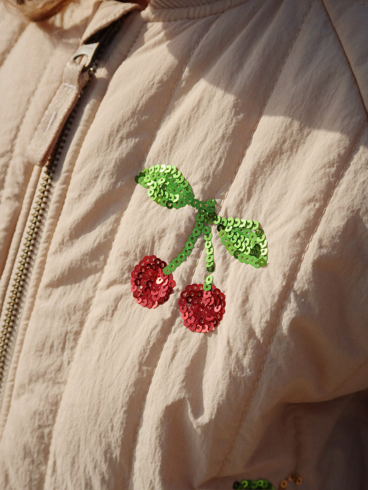 Juno Sequin Bomber Jacke