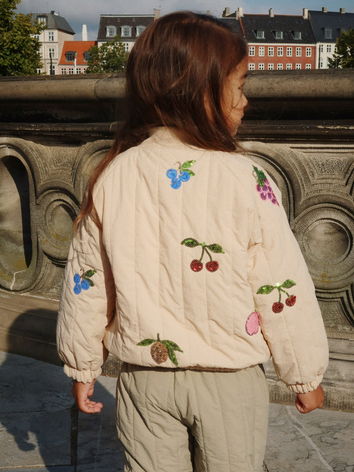 Juno Sequin Bomber Jacke