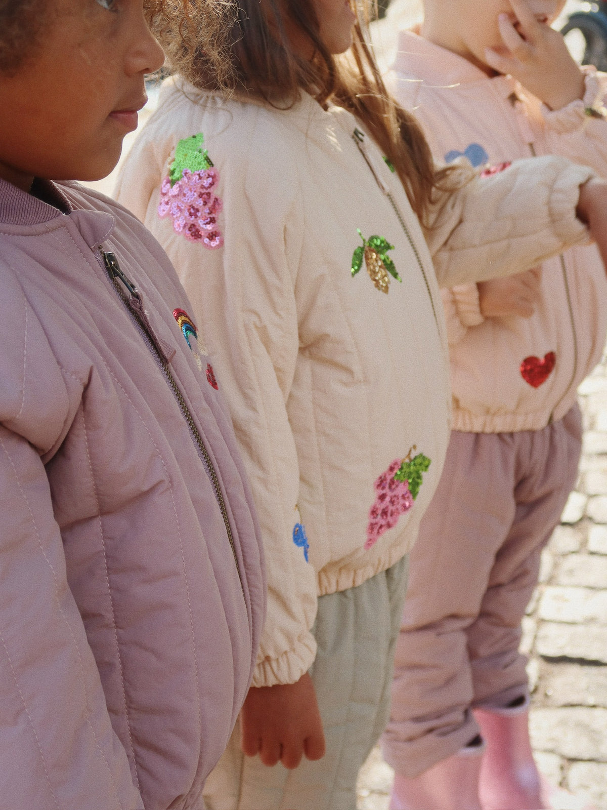 Juno Sequin Bomber Jacke