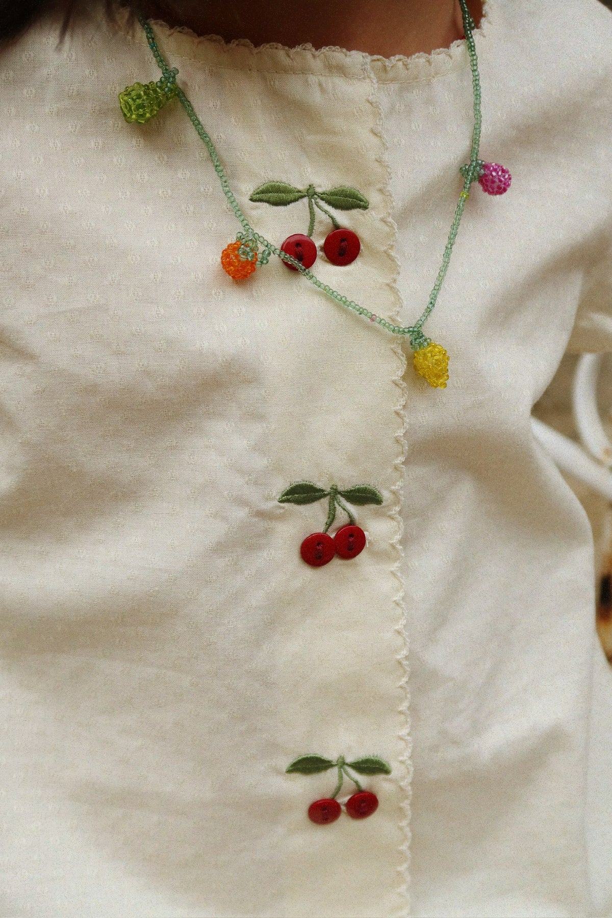 Evia Cherry Jurk