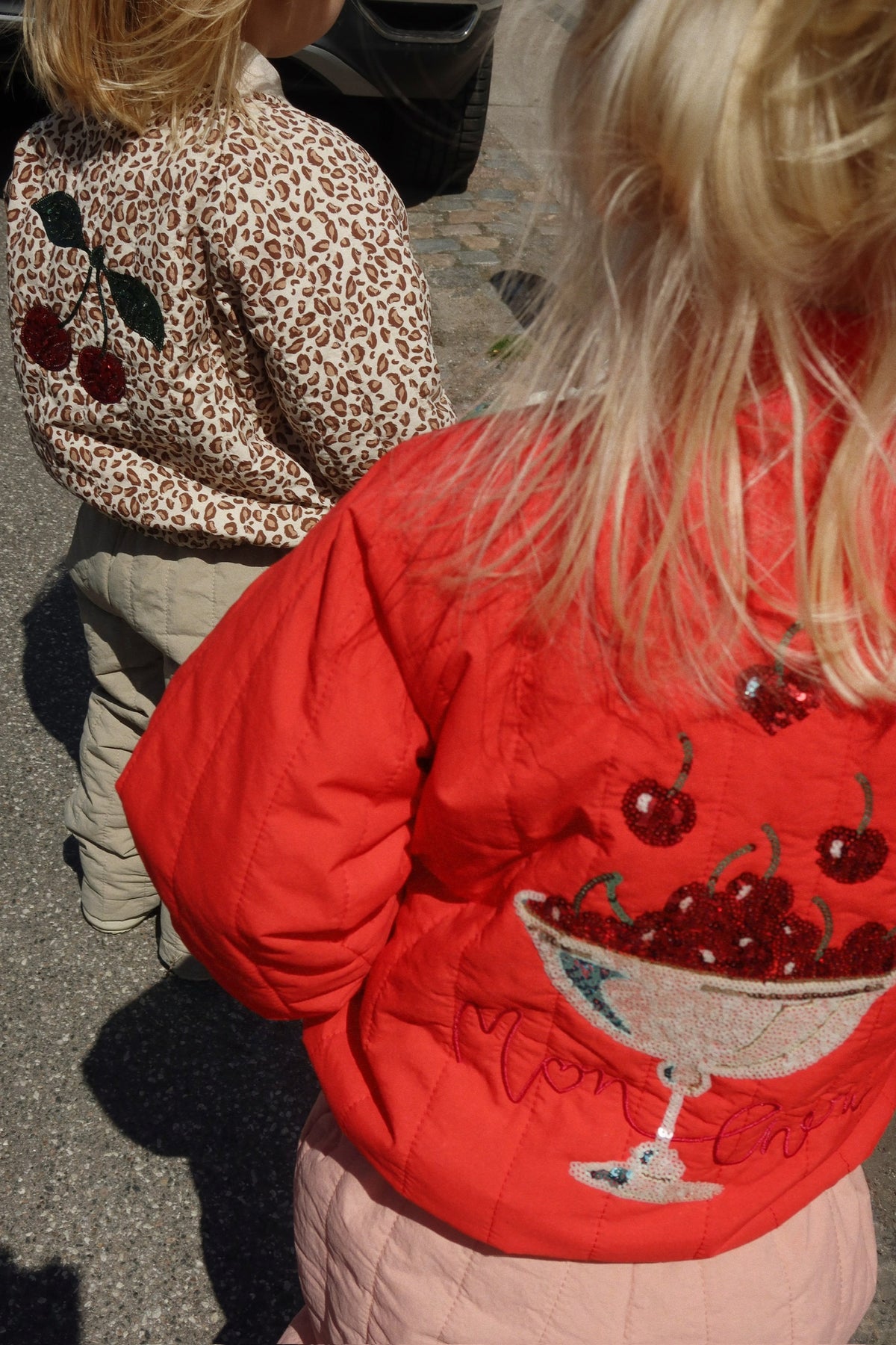 Juno Sequin Bomber Jacke