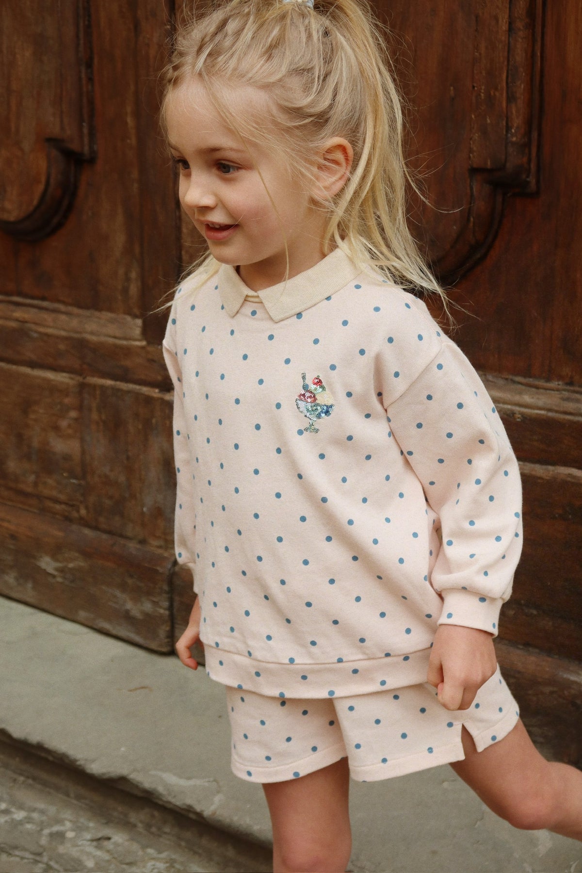 Spotty Polo Sweater-thumbmail-1