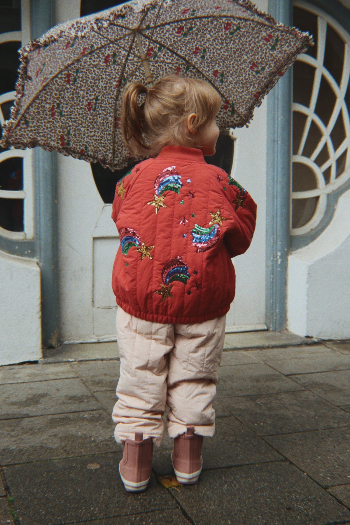 Juno Sequin Rainbow Bomber