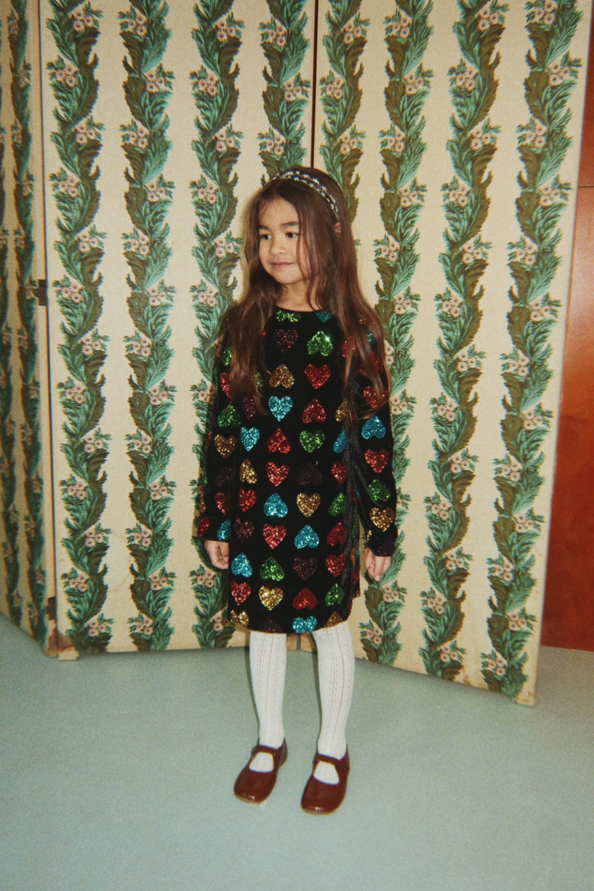 Wolle Pointelle Strumpfhose