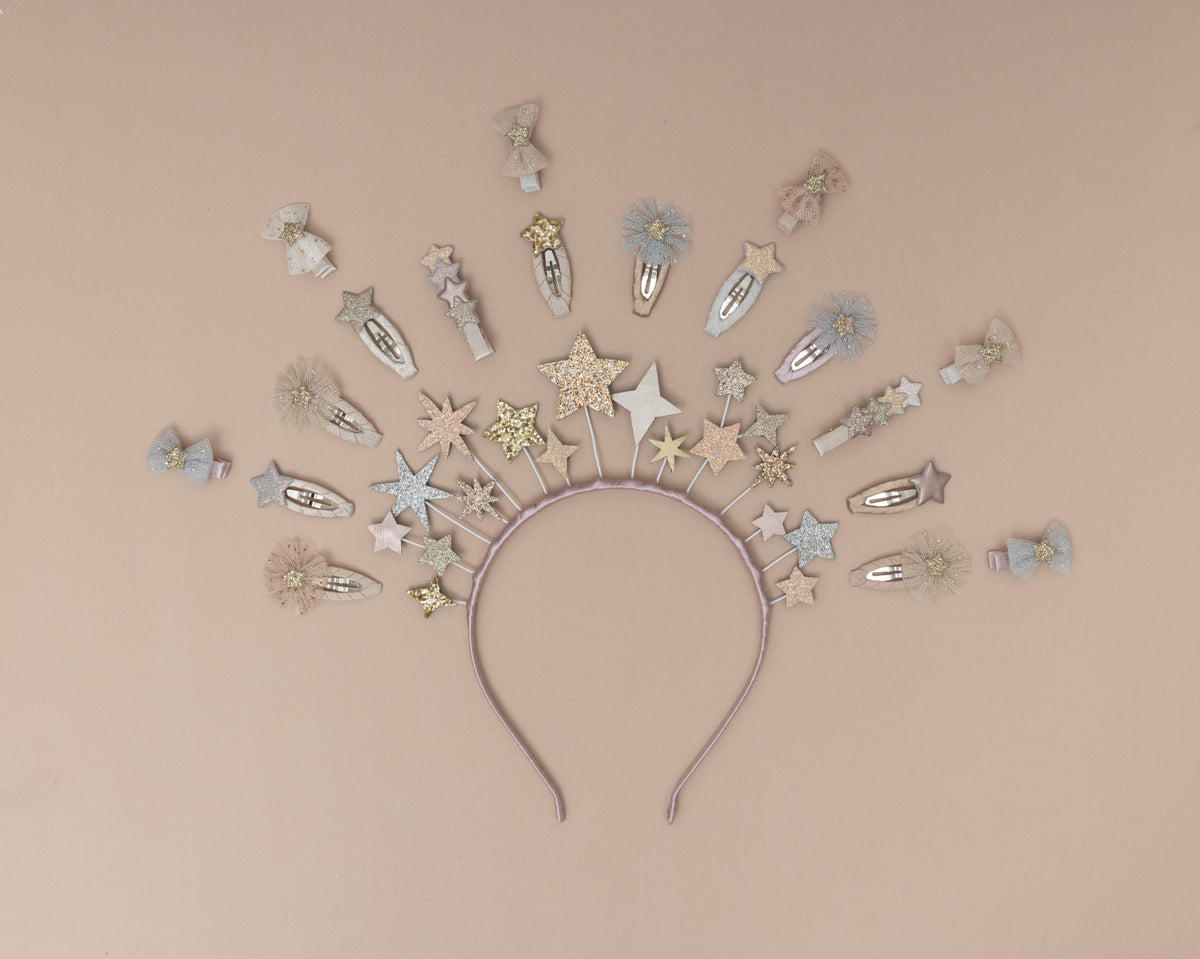 5er-Pack Celeste Unicorn Haarspangen