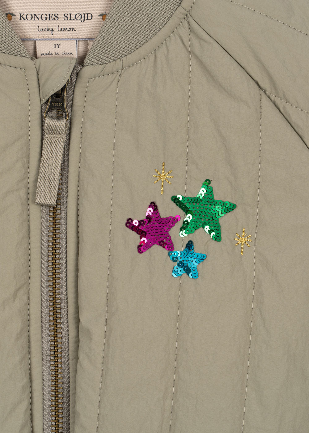 Juno Sequin Bomber Jacke