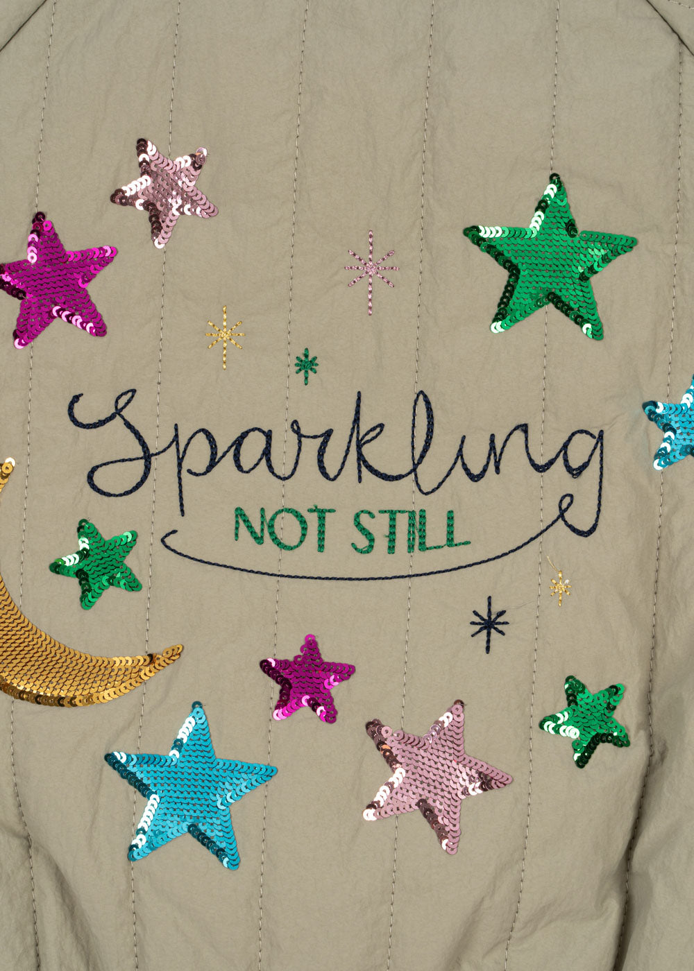 Juno Sequin Bomber Jacke