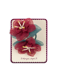 2er-Pack Fleur Haargummi
