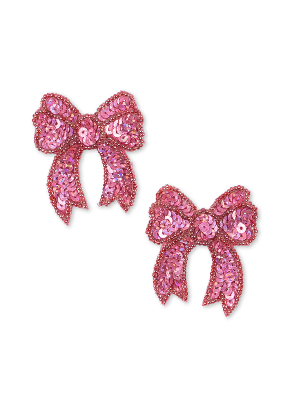 2er-Pack Sequin Bow Haarspangen