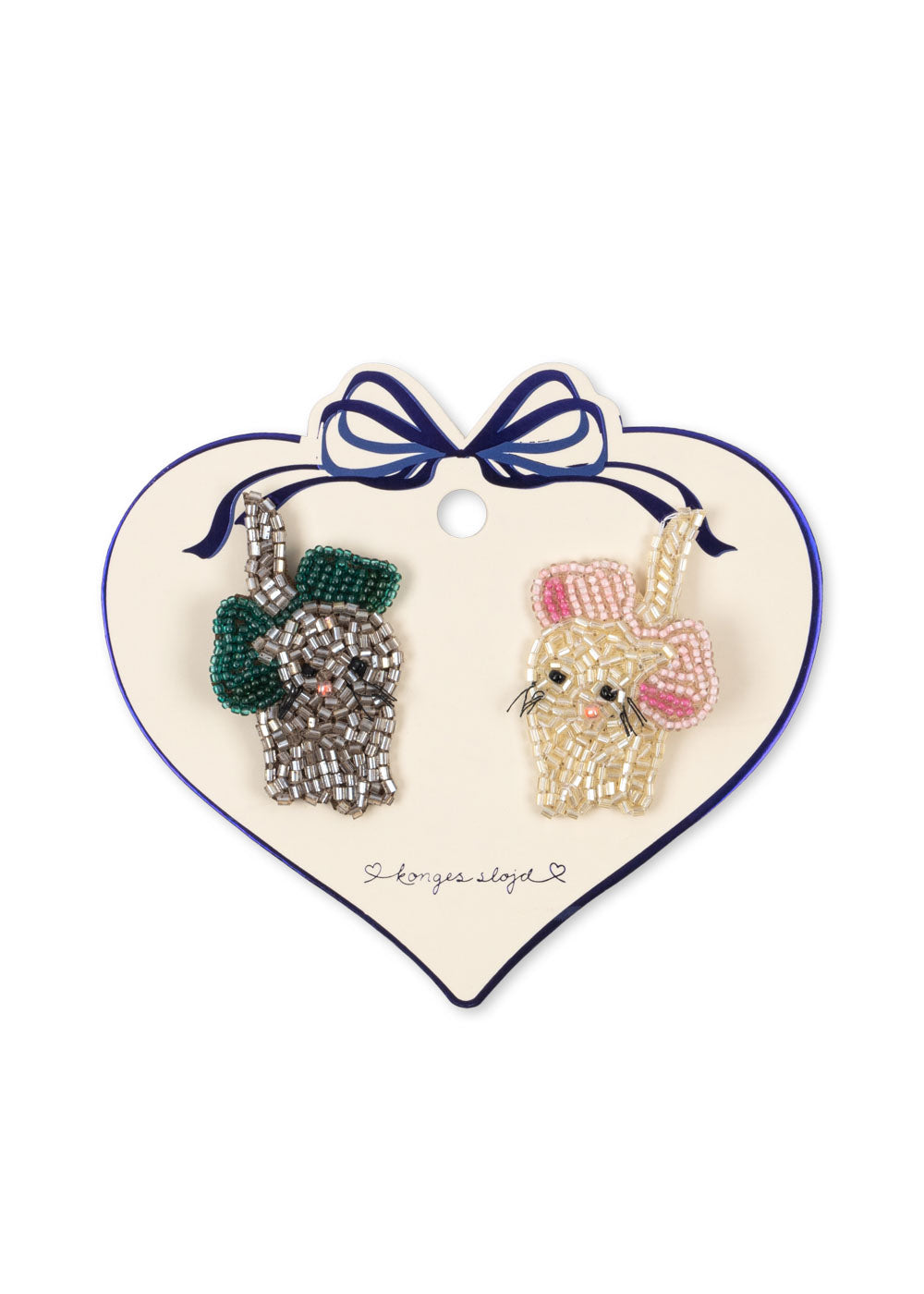2er-Pack Bow Kitty Haarspangen