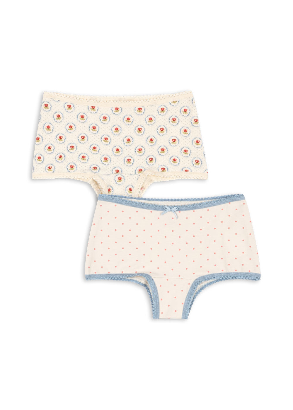 2er-Pack Basic Mädchen Hipsters