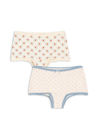 2er-Pack Basic Mädchen Hipsters