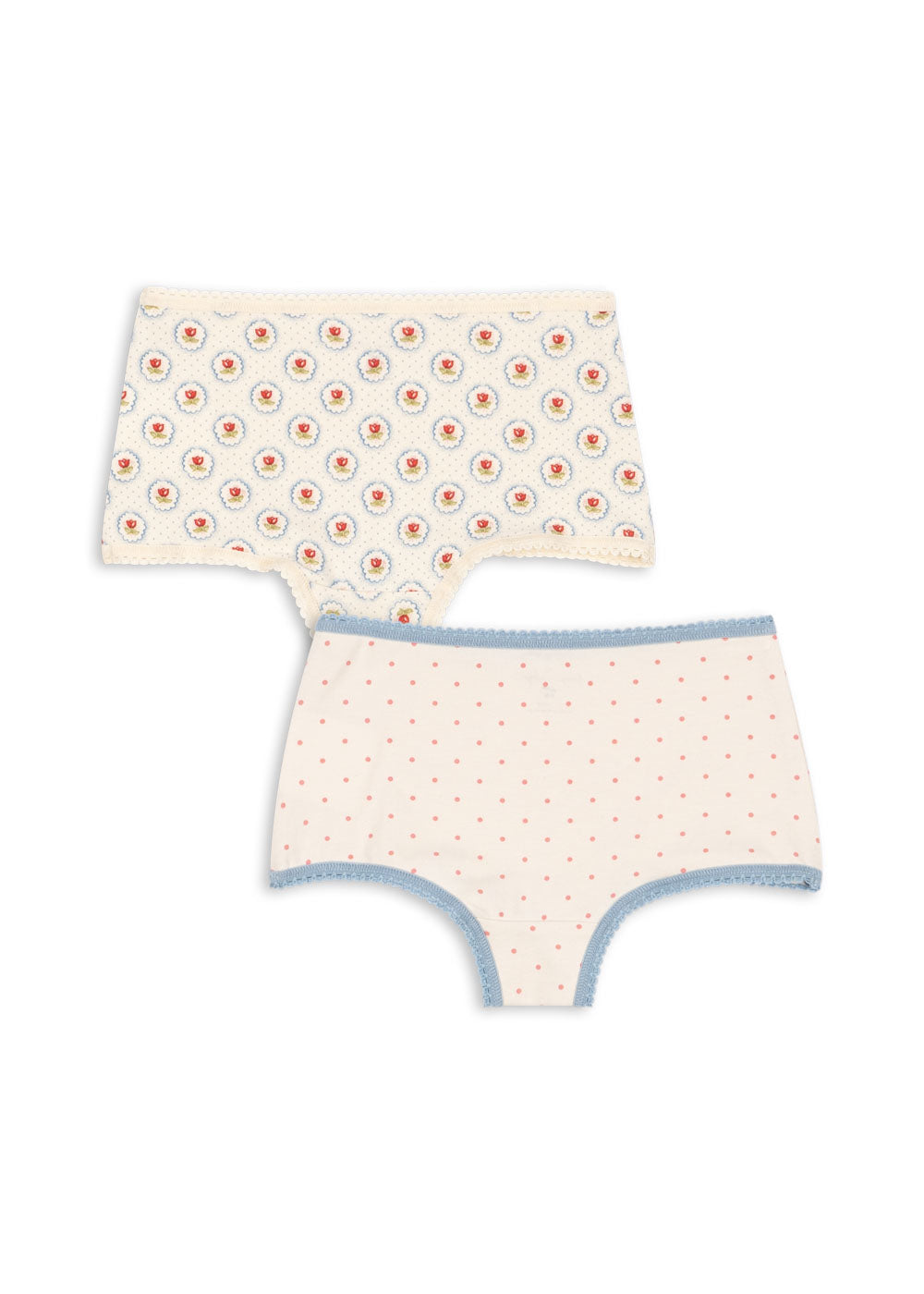 2er-Pack Basic Mädchen Hipsters