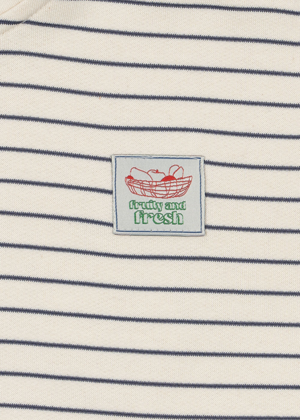 Lou Stripe Half-Zip Strickjacke