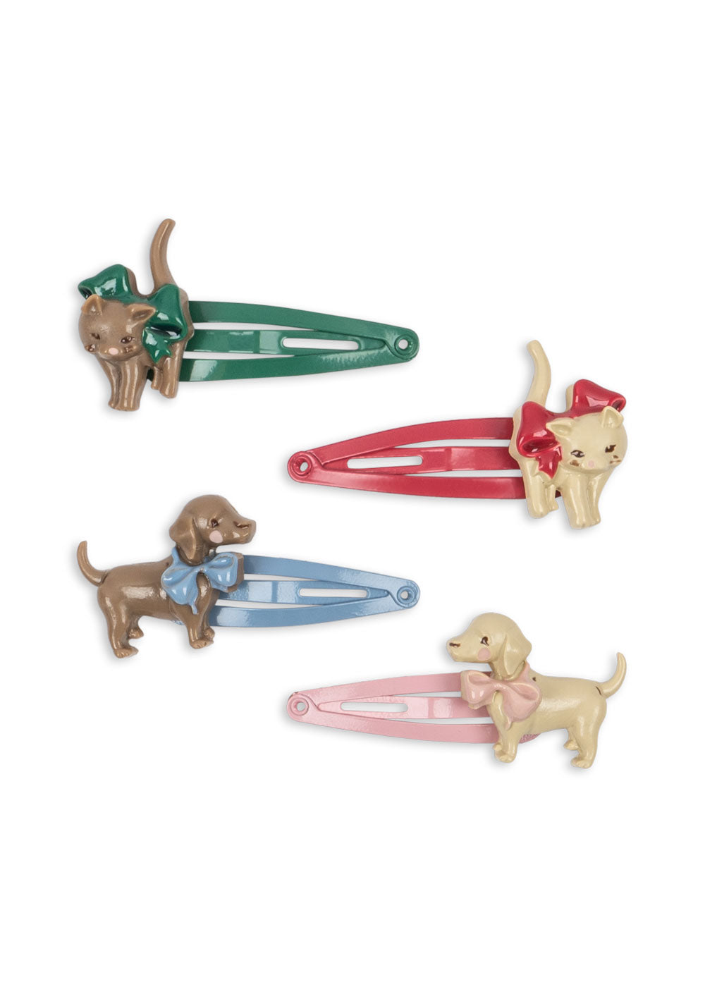 4er-Pack Cats&Dogs Haarspangen