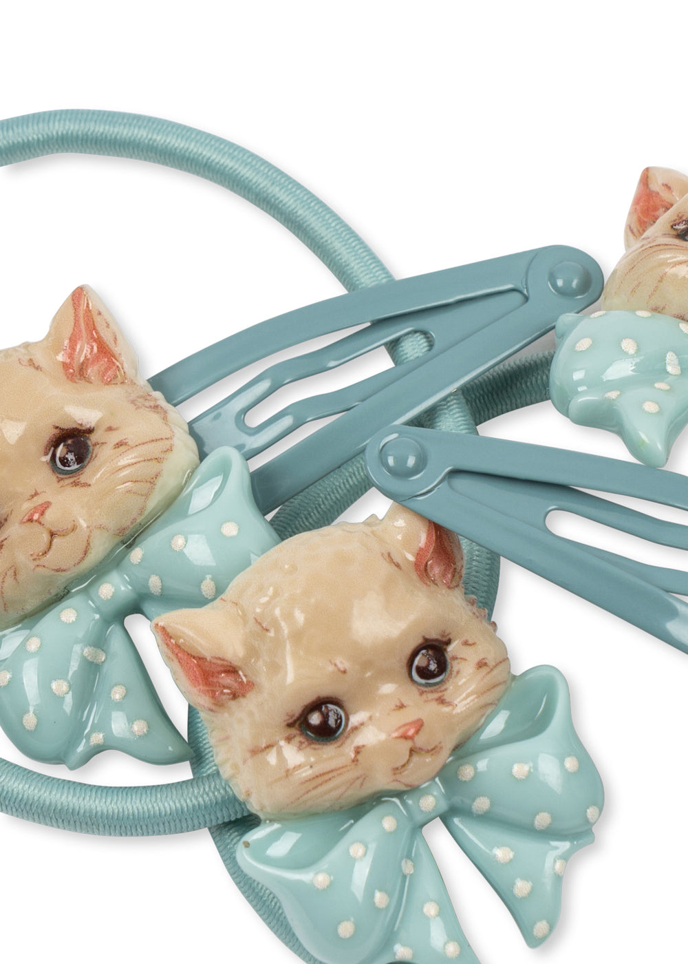 4er-Pack Kitty Haaraccessoires