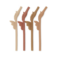 4-pack Siliconen Unicorn Rietjes