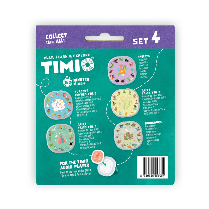 Timio Player Disc Pack Set 4