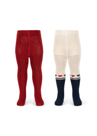 2er-Pack Lurex Strumpfhosen
