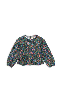 Vida Bluse mit Puffärmeln