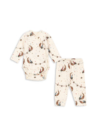 Basic Overslag Romper/Broek Set