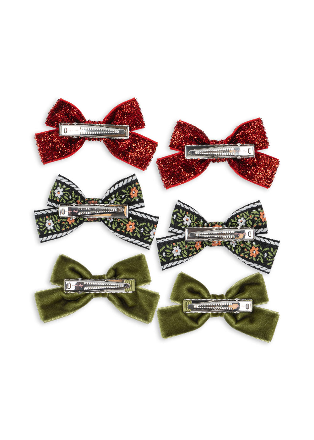 6-pack Micki Bow haarclipjes