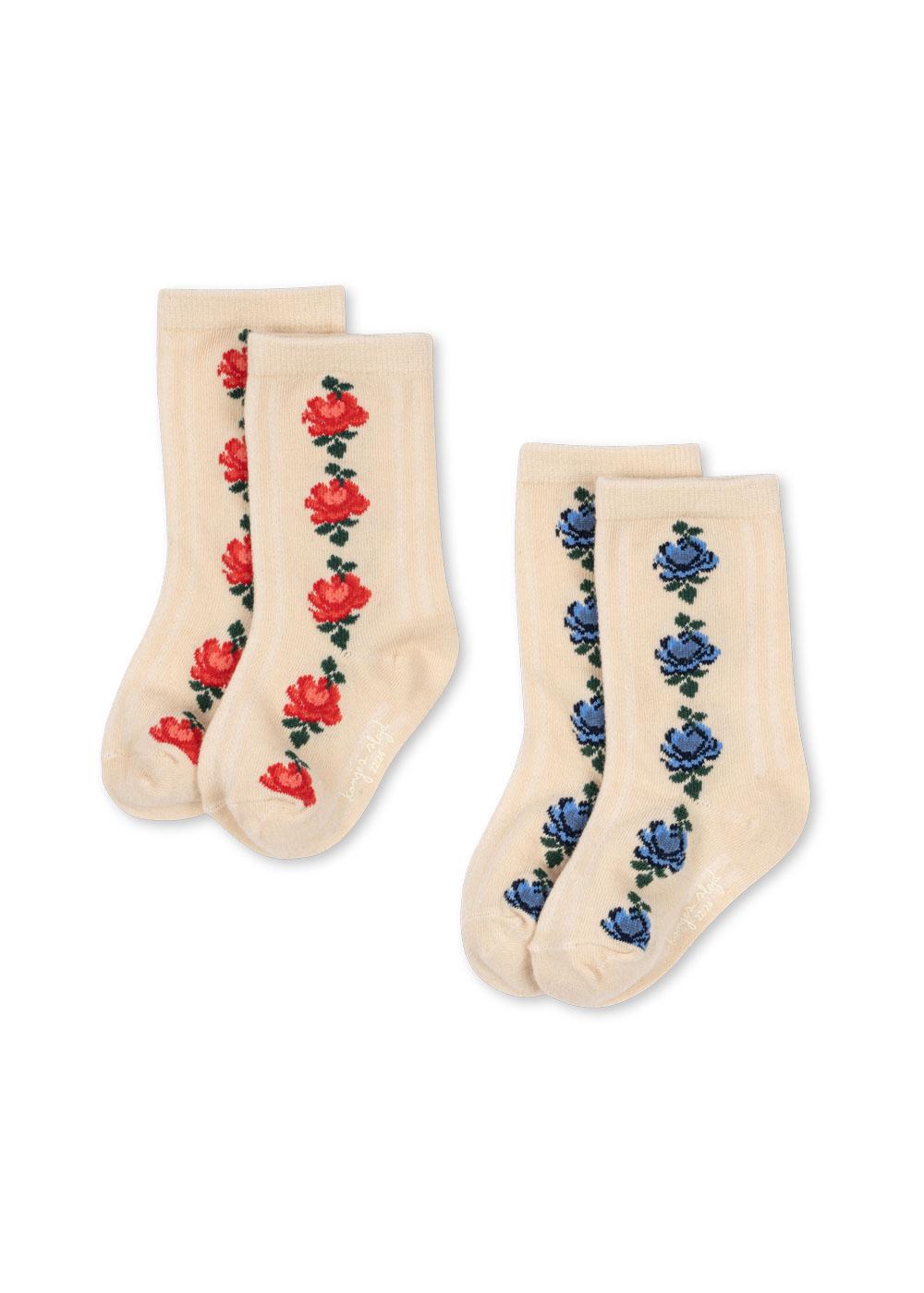 2er-Pack Jacquard Socken