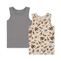 Basic 2er-Pack Jungen Tanktops