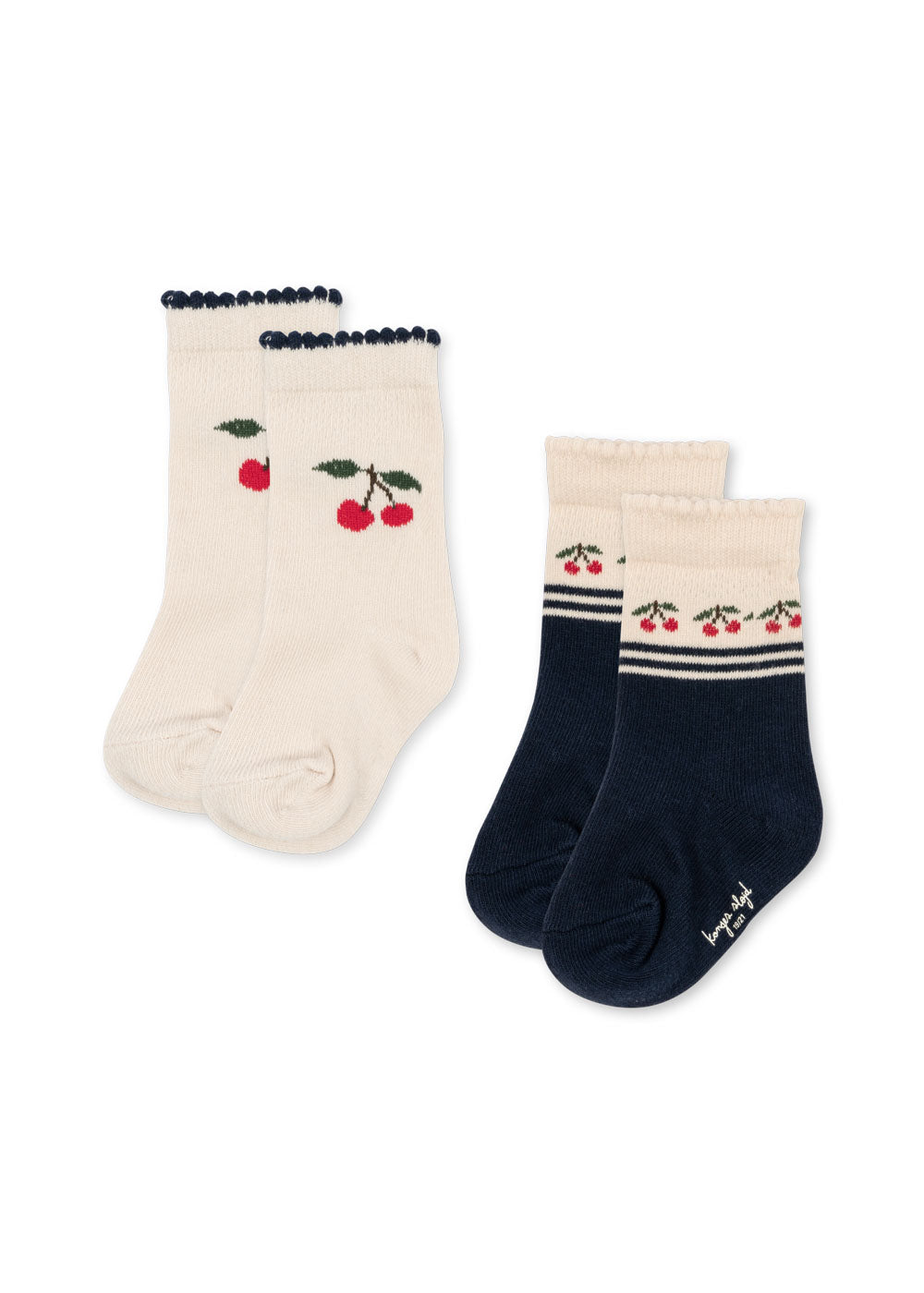 2er-Pack Jacquard Socken
