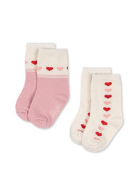 2er-Pack Jacquard Socken